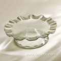 Ruffle Petit Four Stand Pedestal Cake Plate